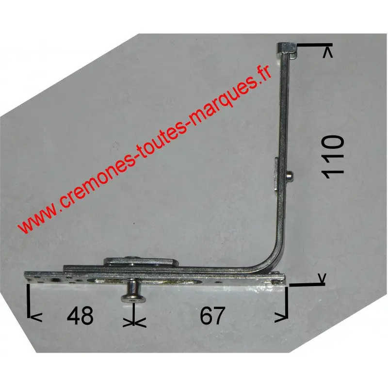 Renvoi d'angle bas 115 mm